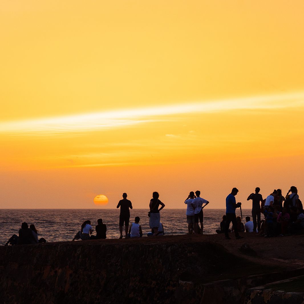 Sunset over Galle Fort, Sri Lanka